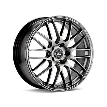 Enkei  18 x 8 & 5x112 Bolt Pattern 45 mm Offset 72.6 mm Bore EKM3 Performance Hyper Silver Wheel
