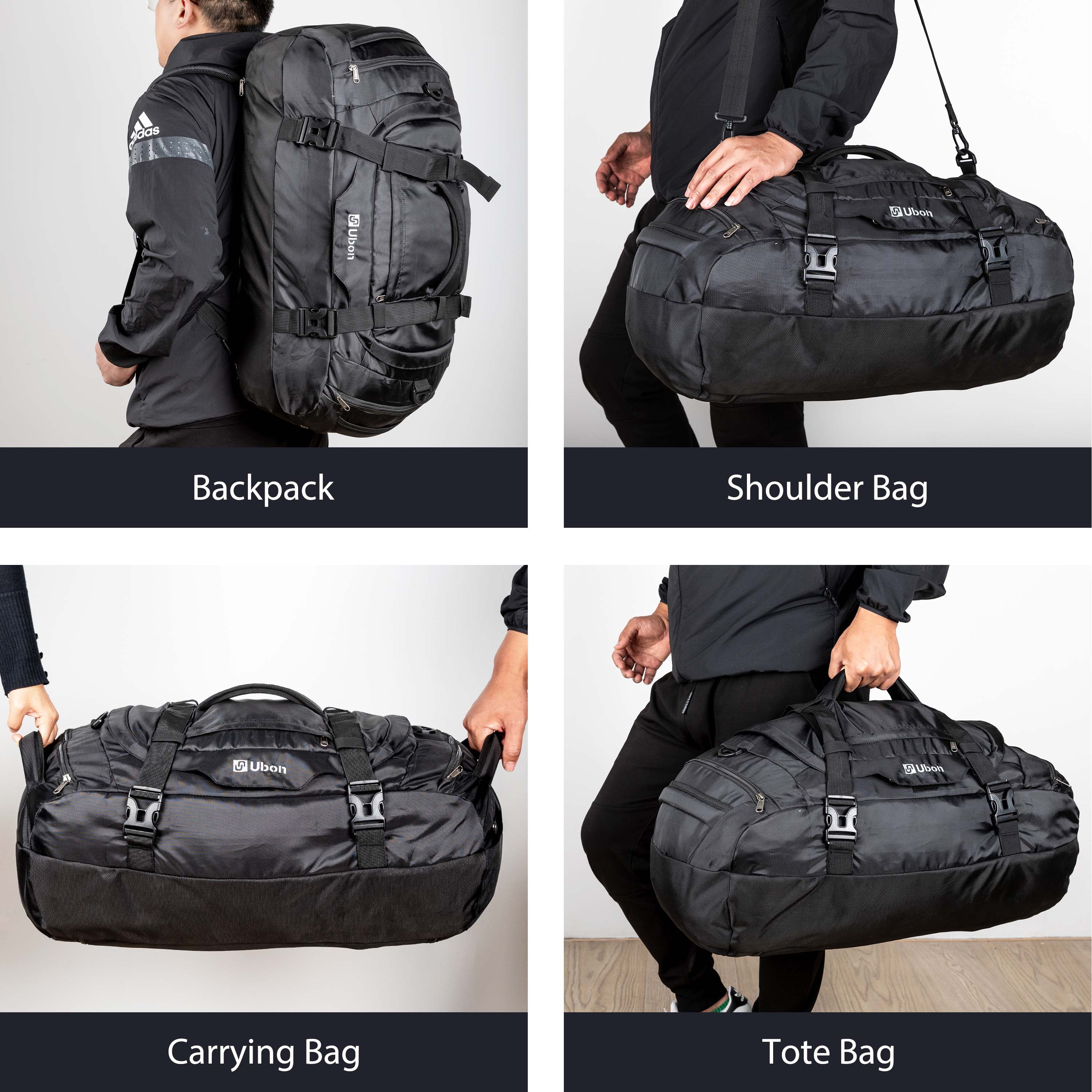 Ubon 65L Heavy Duty Convertible Duffle Bag in Nepal at NPR 14065