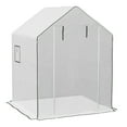 thumbnail image 2 of Outsunny Greenhouse 01-0472 Replacement Cover, 55" x 56.25" x 74.75", White, 2 of 9