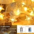 thumbnail image 2 of Guirnalda de Estrellas YoTelim 10M 100 LED a Pilas Impermeable, 2 of 7