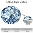 thumbnail image 6 of Colorful Tie Dye Pattern Round Fitted Tablecloth with Elastic Edge,Dining Table Cover Waterproof,Outdoor Round Tablecloth for Camping,Dining,Indoor and Outdoor, 6 of 7