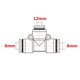 thumbnail image 2 of 5pcs CLAVIJA "3 Way T Tipo Conector neumático TEE UNION UNION Empuje en la instalación para la tubería de aire conjunta 4mm-12mm SOBREDOSIS Accesorios de tubería de manguera, 2 of 4