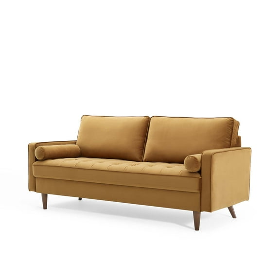 Sofa, Velvet, Brown, Modern Contemporary Urban Design, Living Lounge Room Hotel Lobby Hospitality