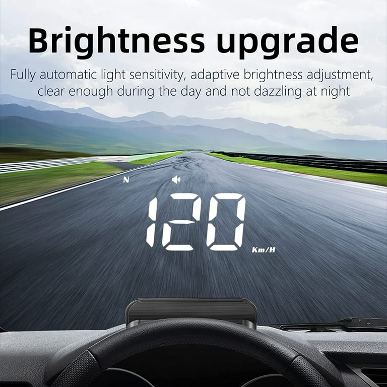 Head Up Display, Car Universal Gps Hud, Speedometer Usb Interface, Speed,  Driving Direction, Overspeed, Clear Fault Code, For All Vehicle