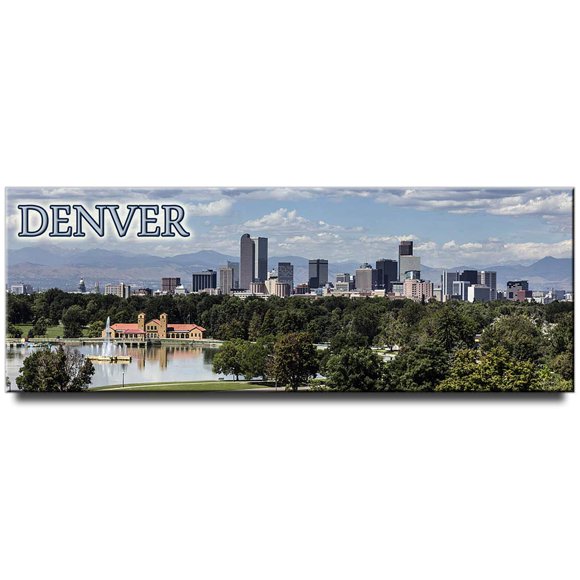 Denver Réfrigérateur Magnet Panoramique Souvenir de Voyage Colorado Souvenir de Voyage