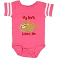 thumbnail image 3 of Inktastic My Nana Loves Me Sloth Boys or Girls Baby Bodysuit, 3 of 5