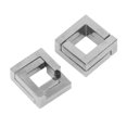 thumbnail image 2 of Rompecabezas de metal YINKUU, juguete para la mente, juguetes antiestrés, rompecabezas entrelazado 3D portátil galvanizado de aleación de zinc para niños y adultos, 2 of 8