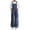 Blue, variant on Pants for Girls Denim Overalls Snowflake Washed Wide Leg Jumpsuit With Bow Casual Fashion For Teen Girls(Size:10-11Years)