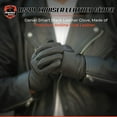 thumbnail image 6 of Daniel Smart Motorcycle Leather Gloves – Aniline Goat Leather Motorcycle Gloves with Knuckle Protection and Gel Palm, 6 of 6