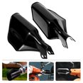 thumbnail image 1 of unbranded 1Par Protector Para Manillar De Motocicleta Cubierta Antiviento De ABS Negro Para Off Road, 1 of 6