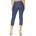 thumbnail image 3 of Women's Casual Comfy Slim Pocket Jeggings Jeans Capri Pants, 3 of 6