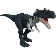 Jurassic World Dominion Roar Strikers Rajasaurus Dinosaur Action Figure Toy, Attack & Sound