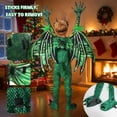 thumbnail image 6 of Magotan Halloween Kids Dragon Costume,Kids Halloween Dress Up,Halloween Funny Costume Cosplay Dragon Jumpsuit,Green,S, 6 of 7