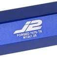 thumbnail image 3 of J2 Engineering LN-T7-027-125-BL J2 Engineering 7075 Aluminum M12 x 1.25 20 Pcs 90mm Open End Lug Nut Set with Adapter Blue, 3 of 6