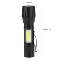 thumbnail image 2 of Flashlights High Lumens Rechargeable, Super Bright Led Tactical Flashlight Battery Powered with 3 Light Modes, USB, Waterproof, Powerful Handheld Small Flash Light, 2 of 9