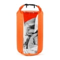 thumbnail image 2 of Graflsoa Orange PVC Waterproof Dry Bag with Transparent Window, 20L Capacity, Durable Grid Design for Outdoor Adventures, 2 of 6