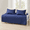 Navy-39"x75", variant on Blue 39"x75" 3 Piece Geometric Print Daybed Bedding Cover Set with Shams