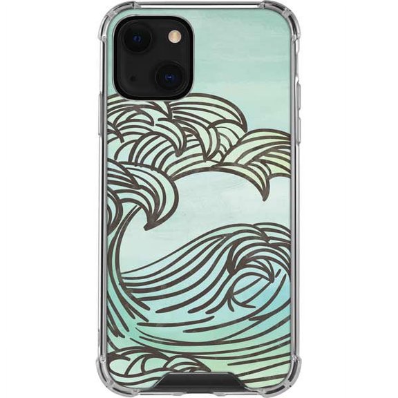Skinit Illustration Art California Big Wave iPhone 13 Clear Case