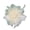rice, variant on Handcraft Organza Flower Appliques Silk Flower for Craft Project Making Materials 3D Flower Patches Sewing On Applique