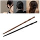 thumbnail image 4 of Palillos para el cabello Acetato Retro Clásico Horquillas para el cabello para peinar el cabello Negro y marrón Soledad palillos de pelo, 4 of 10