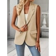 thumbnail image 2 of Women'S Summer Sleeveless Vest Tops Fashion Casual Work Office with Pockets  XL, 2 of 6