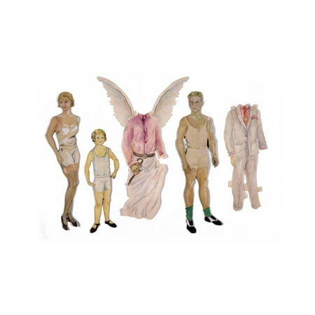 - Paper Dolls of Scott, Zelda and Scottie Print Wall Art By Zelda Fitzgerald