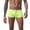 Fluorescent Green, variant on Men's Quick Dry Swim Trunks with Drawstring Low Waist Boxer Shorts for Hot Spring Beach and Swimming Solid Color Blue S