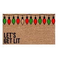 thumbnail image 1 of asddcavvf 1PCS Christmas Decoration Doormat Farmhouse Happy Doormat Christmas Doormat Indoor 1PC Floor Mat Entrance Rug Holiday Mat Christmas Tan Throw Blankets Fuzzy Soft Blankets Small Rug for Class, 1 of 8