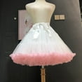 thumbnail image 4 of Women Lolita Cosplay Petticoat Puffy Layered Ballet Tutu Skirt Bow Underskirt, 4 of 18