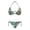 Chicken Floral Print, variant on Leopard Print Ladies Bikini Swimsuit Set Two Piece Adjustable Tie Side Long-Lasting Bathing Suit Trendy Swimwear for Women Beach