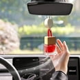 thumbnail image 5 of Hanging Car Freshener Car Diffuser Bottle,Glass Car Air Freshener Bottle with Wooden Cap,Hanging Essential Oil Fragrance Pendants for Car Decor,Can DIY Air Freshners Diffuser, 5 of 5