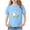 Blue, variant on Boys Girls Graphic Soft Touch Short Sleeve Tee - Premium Cotton Blend Crewneck Top Red 9-10 Years