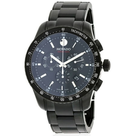 Movado Series 800 Black PVD Chronograph Men's Watch, 2600107