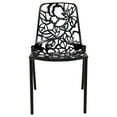 thumbnail image 2 of Modern Aluminum Accent Chair - Outdoor Patio Lounge Seating - Bohemian Style Decor, 2 of 8