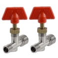 thumbnail image 1 of 2 Pcs Raccords de Compresseur d'Air Poignée en T Interrupteur Manuel Fileté Mâle, 1 of 8