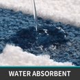 thumbnail image 3 of 40x60cm, Tapis De Bain Antidrapant azul, tapis De Douche Moelleux En microfibra, absorbente L'eau, Lavable En máquina, 3 of 5