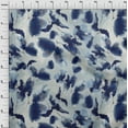 thumbnail image 4 of oneOone Velvet Teal Blue Fabric Abstract-Blurred Floral Pattern Craft Projects Decor Fabric Printed By The Yard 58 Inch Wide, 4 of 4