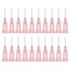 thumbnail image 1 of Agujas de dispensación de 20Ga, 52PCS de 1/2 pulgada con punta roma industrial y jeringas con aguja de bloqueo Luer para rellenar tintas líquidas, adhesivos, aceites, rosa, 1 of 7