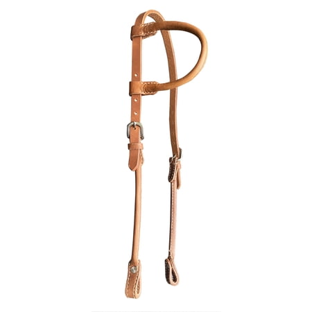Showman Single Ear Argentina Leather Headstall