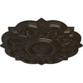 thumbnail image 3 of Ekena Millwork 20 1/4"OD x 1 1/2"P Deria Ceiling Medallion (Fits Canopies up to 6"), Hand-Painted Stone Hearth, 3 of 6