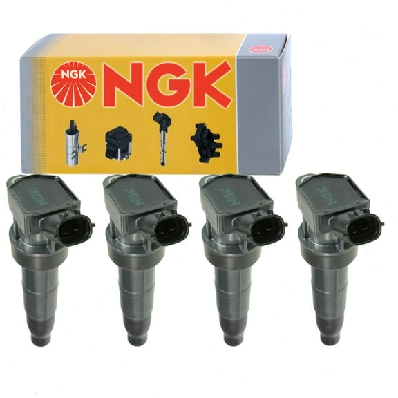 4 pc NGK Ignition Coils compatible with Kia Sorento 2.4L L4 2011-2015