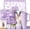 Purple, variant on Birthday Gifts for Women, Lavendar Relaxing Spa Basket with Flannel Blanket 40 oz Tumbler, Get Well Soon Gifts Baskets Mother's Day Giftsfor Her, Mom, Wife, Friends, Purple