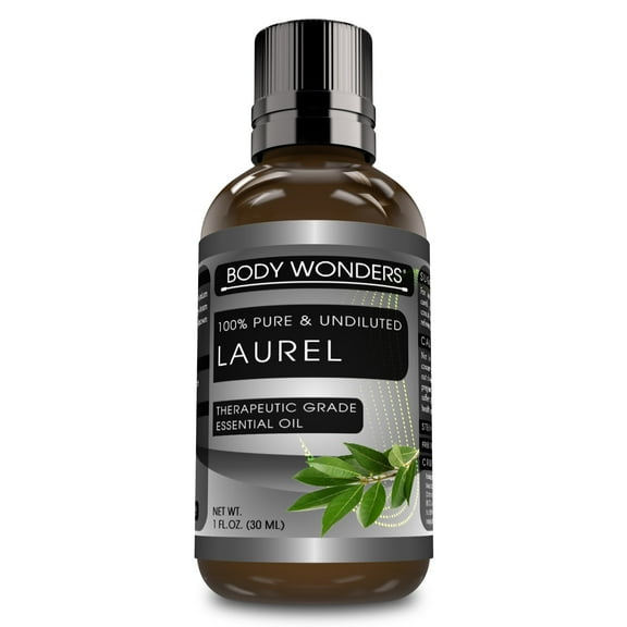 Body Wonders 100% Pure Laurel Essential Oil - 1 fl oz, Therapeutic Grade Oil - Ideal for Aromatherapy | Made in USA