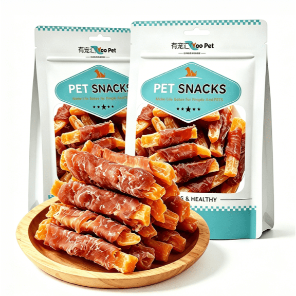 Yoopet Sweet Potato Dog Training Treats 14.1 Oz-Duck Jerky & Sweet Potato Healthy Puppy Nutritious Snacks Chewy For All Dogs Human Grade Food For Dogs
