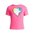 thumbnail image 6 of Pride The Phluid Project All Gender Pride Rainbow Heart Cotton Graphic Tee, Men’s Sizes XS-3XL, 6 of 7