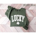 thumbnail image 2 of Lucky Shamrock Unisex Sweatshirt – Cute St. Patrick’s Day Crewneck Pullover, 2 of 6