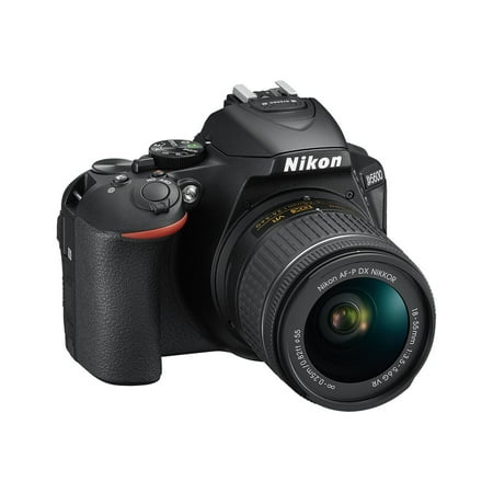 Nikon - D5600 DSLR Video Two Lens Kit with 18-55mm and 70-300mm Lenses - Black