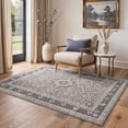 thumbnail image 4 of GENIMO 2'x7' Runner Rug, Machine Washable Non Slip Low Pile Hallway Runner Rug for Kitchen Laundry Room, Persian Geometric, ONYXBLOOM, 4 of 5