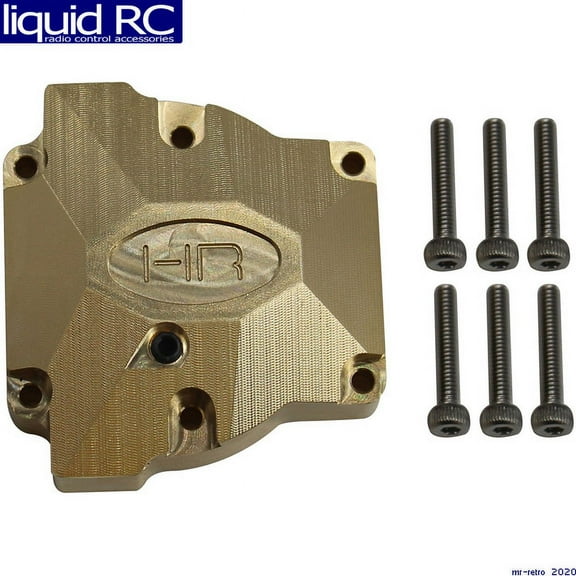 Hot Racing Heavy Brass Differential Cover Gen 8 HRAEVE12CH Electric Car/Truck Option Parts