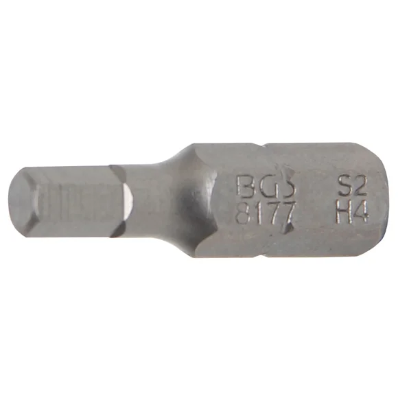 PUNTA DE PERFIL HEXAGONAL | 1/4" 4 MM | BGS 8177